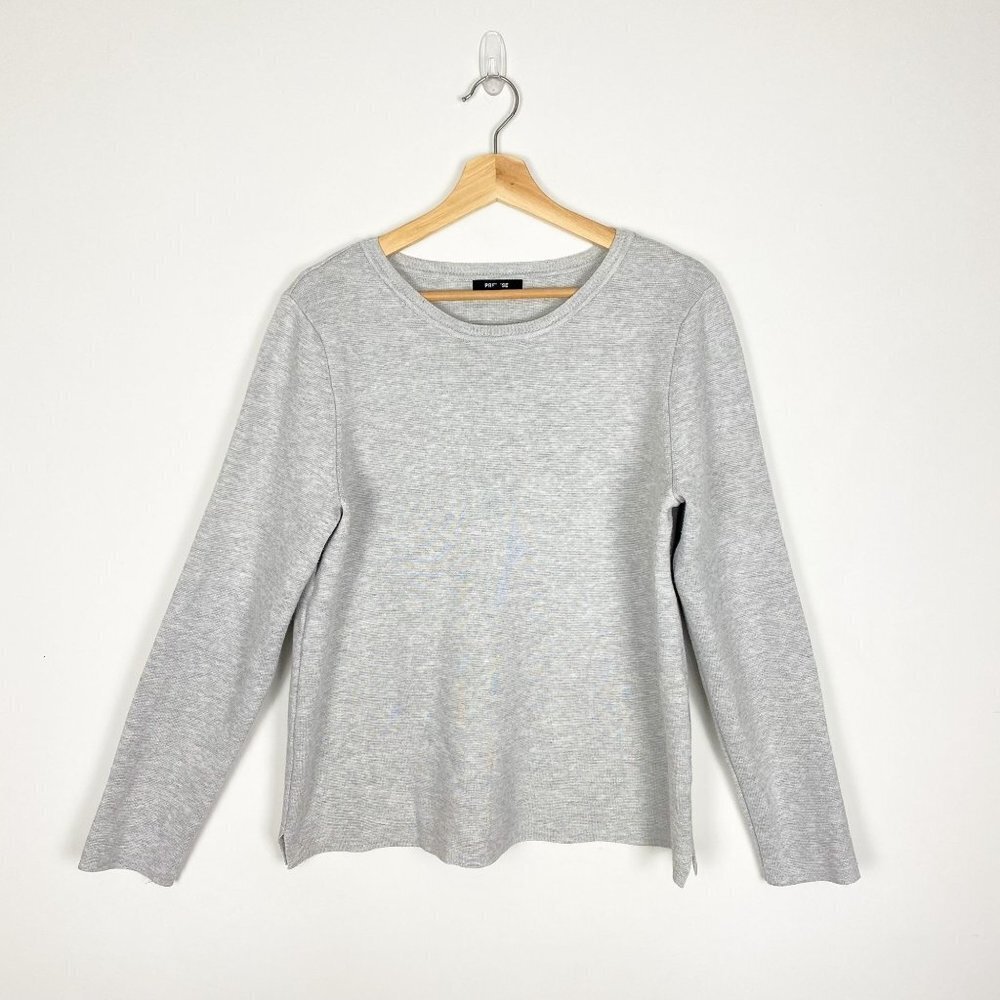 PREMISE Grey Pullover Sweater Sz Large